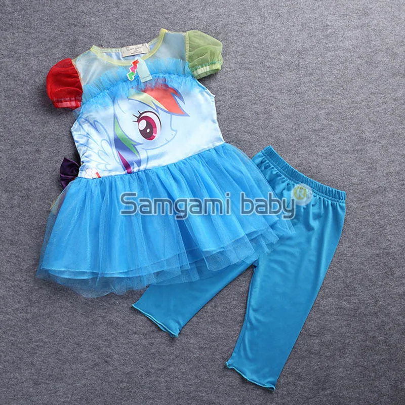 Wholesale 2017 girl fashion color gauze girls tutu dress My pony kids suit cartoon princess baby sequin Leisure dress Set clothes Culottes Buy Cheap 2017 girl fashion color gauze girls tutu dress My pony kids suit cartoon princess baby sequin Leisure dress Set clothes Culottes