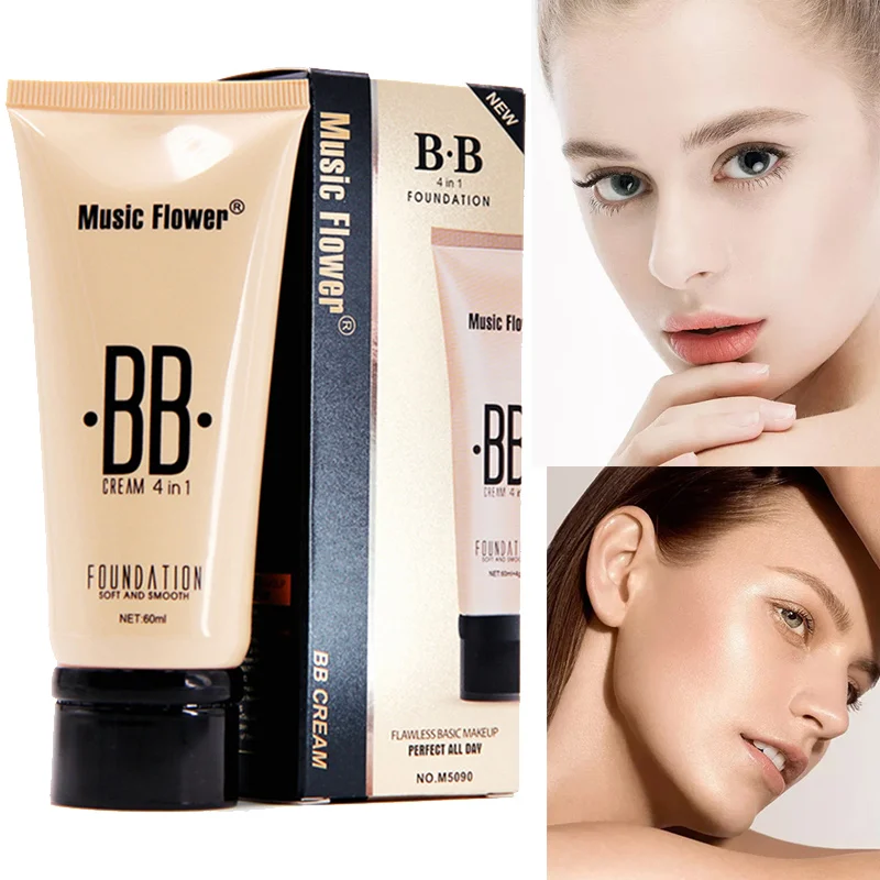 

60ml Concealer BB Cream Face Concealer Long Lasting Moisturizing Liquid Concealer Foundation Women Face Beauty Liquid Foundation
