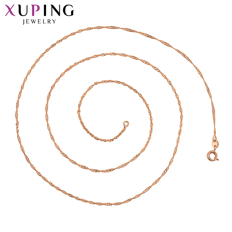 Xuping 2018 Новое поступление длинная Стиль Цепочки и ожерелья для Для женщин розовое