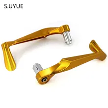 Универсальные рычаги для мотоциклов, изготовленные на станке с ЧПУ Защита для ручки тормоза сцепления рукоятки для Honda Yamaha Suzuki Kawasaki KTM