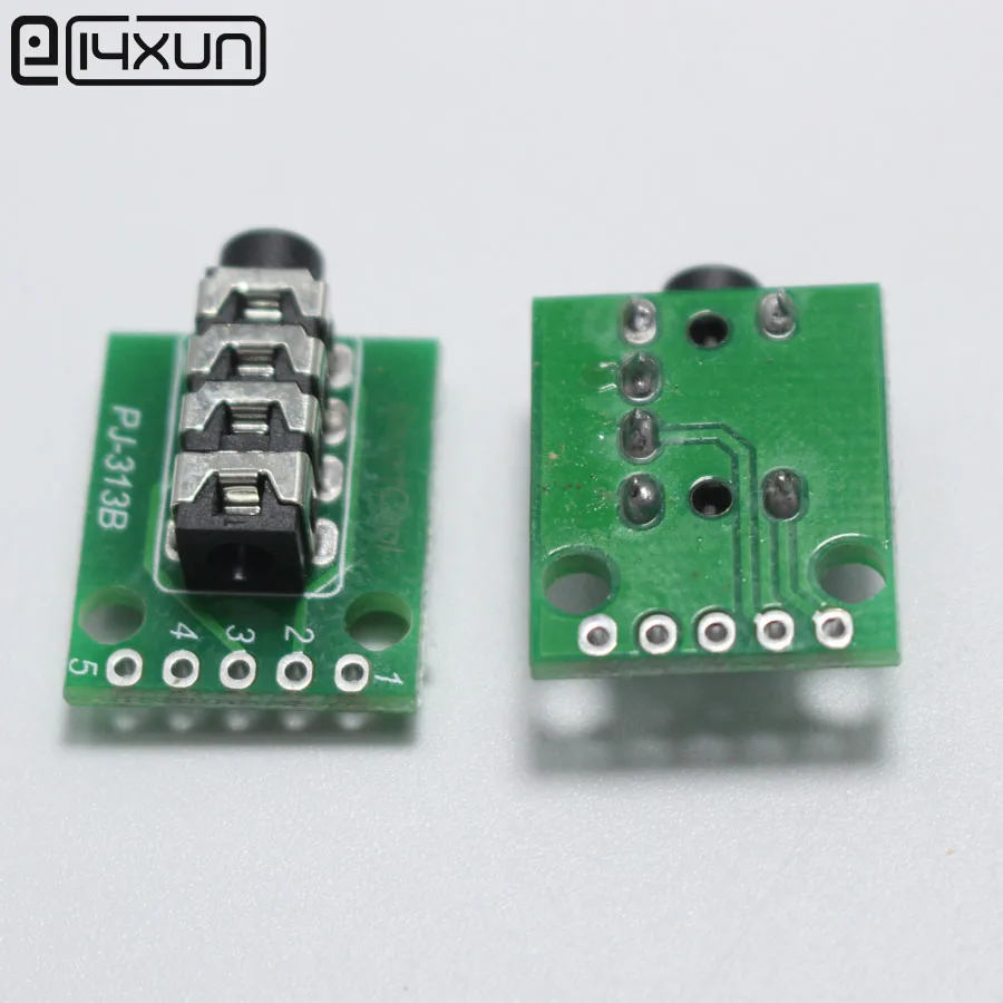 

1pcs 3.5mm Stereo Headset Plug jack 4 pole 3.5 Audio Plugs Adaptor Connector with PCB Board for Earphone Maintenance