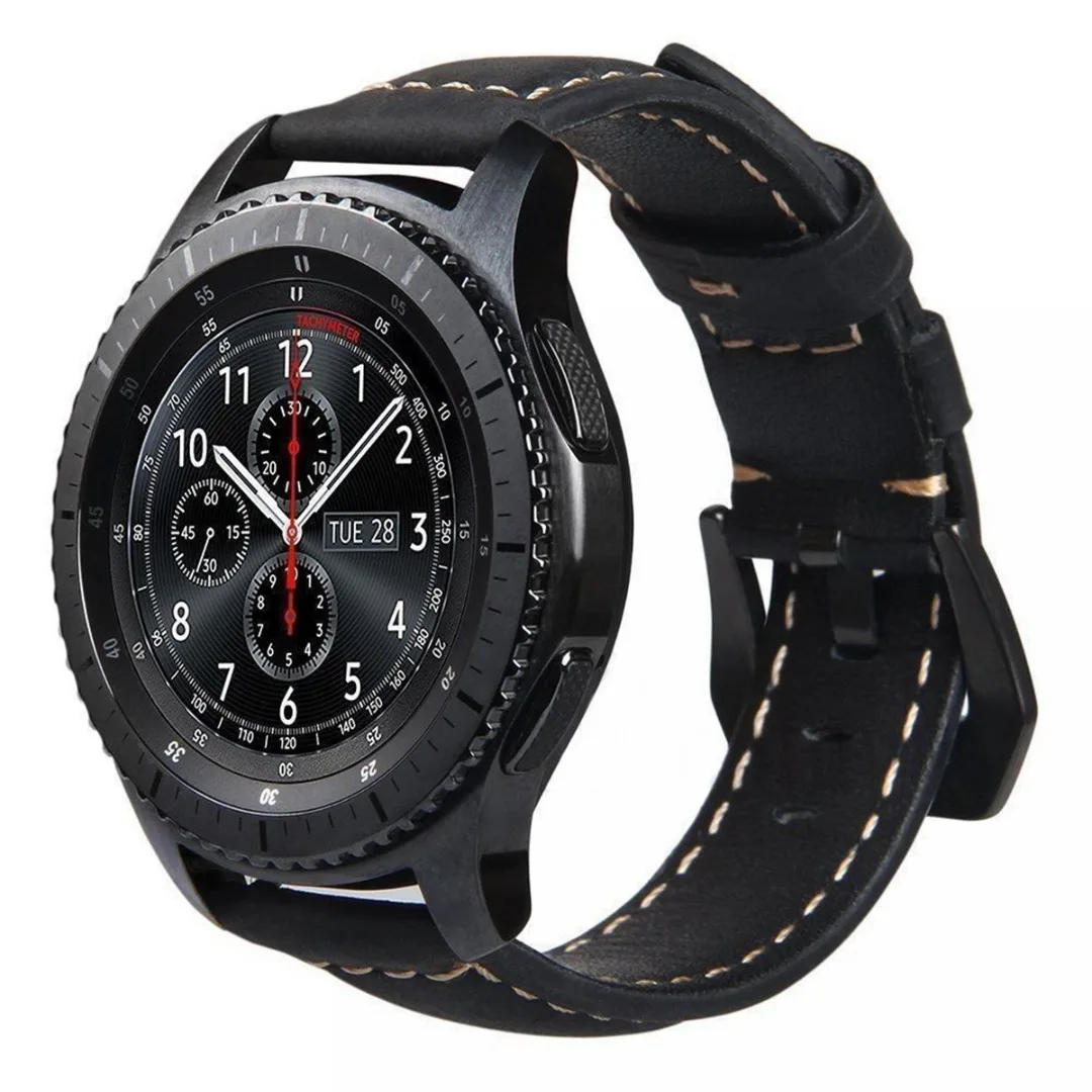 Shelhard, новинка, качественный ремешок из натуральной кожи для samsung Galaxy Watch 42/46 мм, универсальный ремешок для быстрой замены