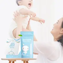 30 шт./упак. 200 мл сумка для хранения грудного молока одноразовые синий упаковка сумка для хранения молока обновлен расширенная версия