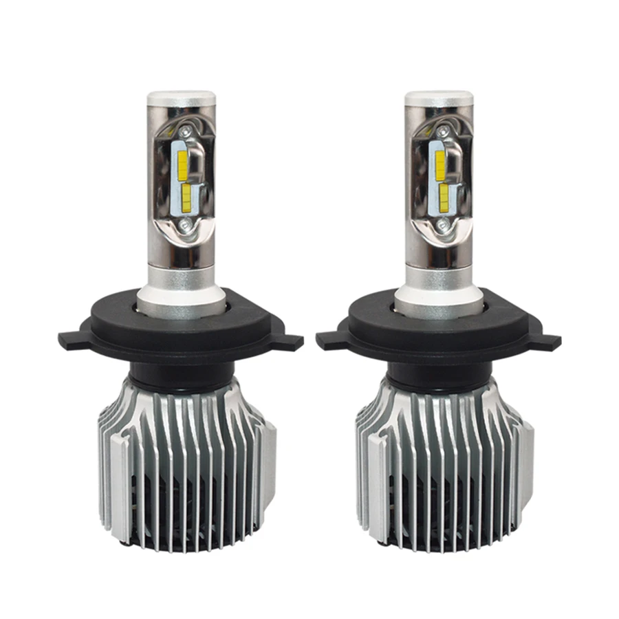 2 шт. 72 Вт 8000LM V1 двойной цвет H15 LED H4 H13 9004 9007 Автомобильная фара 3000 К желтый 6000 белый