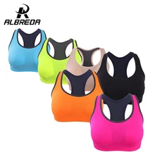 RODEX women sport bra Binand Running Yoga Sports Bra Up Shockproof Wirefree Crop Top Professional Gym Fitness Racerback Vest