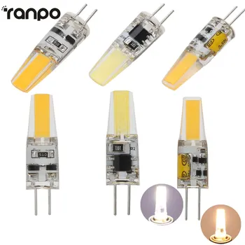 G4 LED 램프 6W COB LED 전구 12V AC/DC 미니 g4 LED 조명 220V 40W 할로겐 램프 샹들리에 조명 따뜻한/Coo 화이트 조명 교체