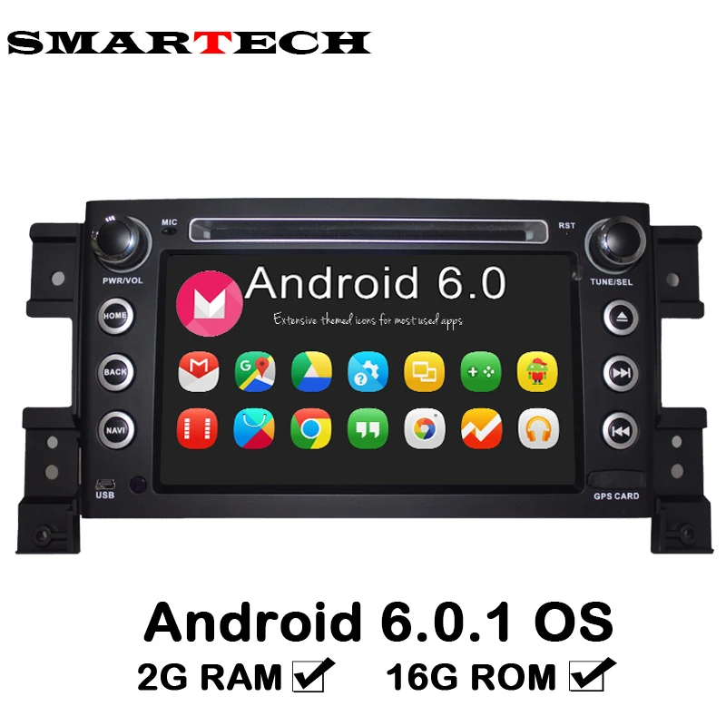 2G RAM 2 Din For Suzuki Grand Vitara 2007 2011 Android 6 font b Car b