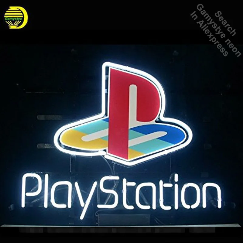 

Play Station Game Room Neon Sign neon bulb Sign Glass Tube neon lights Recreation Professiona Iconic Sign Advertise Windows Wall