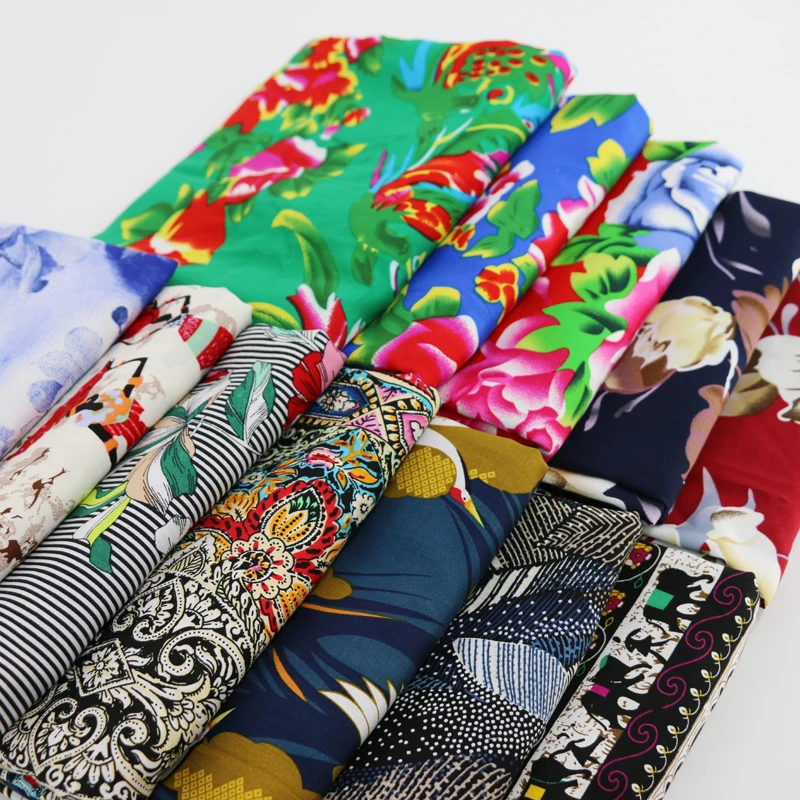 50cm145cm100rayonsoftpajamasfabricspringandsummerdressfabric