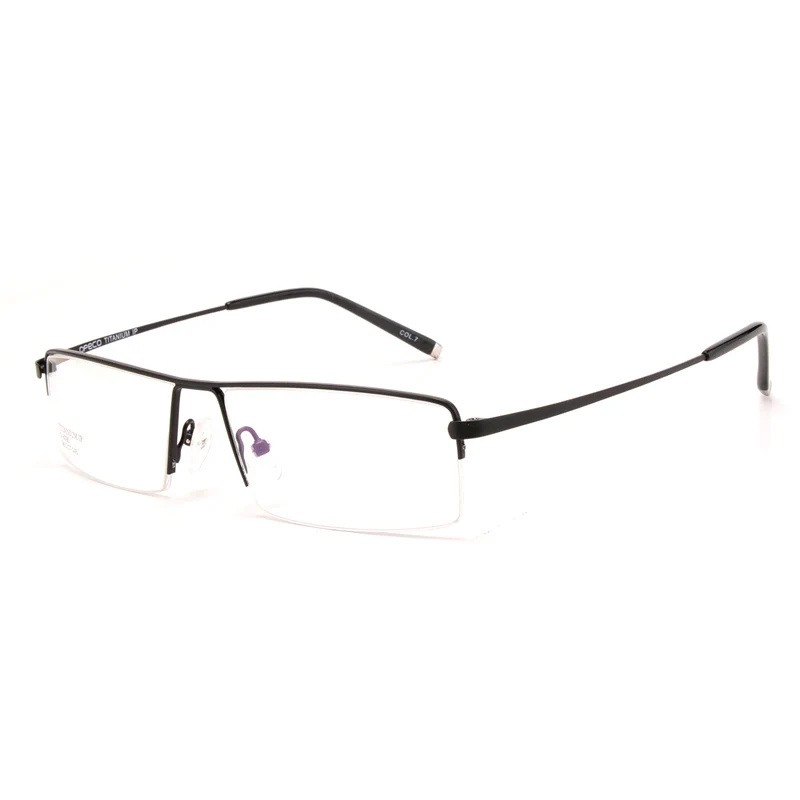 

Men Optical Frames Eyeglasses Glasses Fashion Myopia Titanium Frame golden half frame Thin frame glasses8095