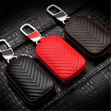 Carteira de Couro Genuíno caso chave do carro para Toyota Avensis Prius Corolla Rav4 Highlander Fortuner Land cruiser frete grátis