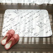 Математическая формула печати коврики для пола коврики для дома гостиная спальня Нескользящие коврики дверь в ванную коврики