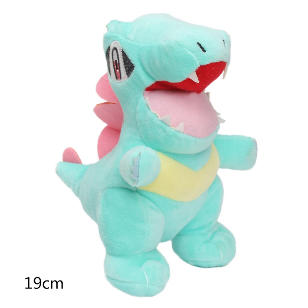 Аниме Totodile плюшевые игрушки Размеры 19 см чучело мягкая кукла для Для детей Рождественский подарок Бесплатная доставка