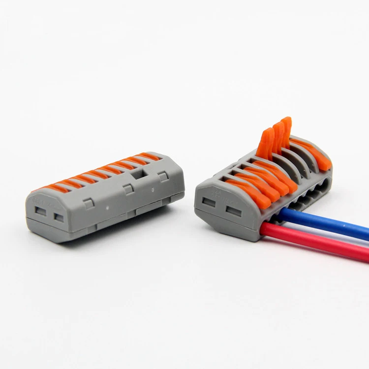 

50pcs PCT-218 8Pin Universal Compact Fast Wire Wiring Connector mini wire connector Conductors Terminal Block