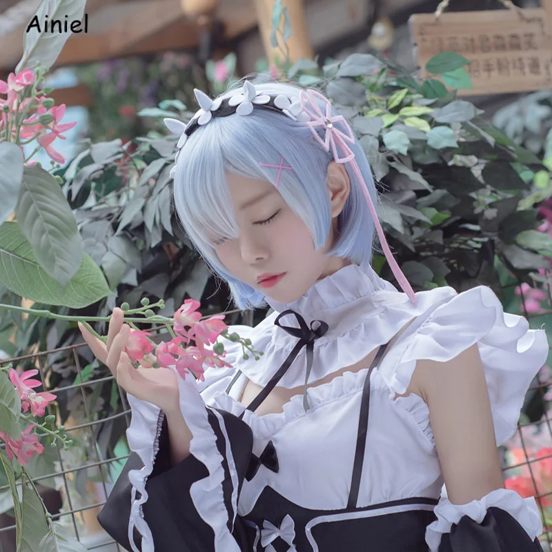 Платье для аниме косплея Re:zero Kara Hajimeru Isekai Seikatsu Life In a Different World Ram Rem платье девушек и