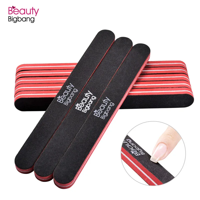 

BeautyBigBang Nail File 4PCS 100/180 Nail Art Sanding Buffer Block Pedicure Manicure Buffing Polish Beauty Tools Nail Files