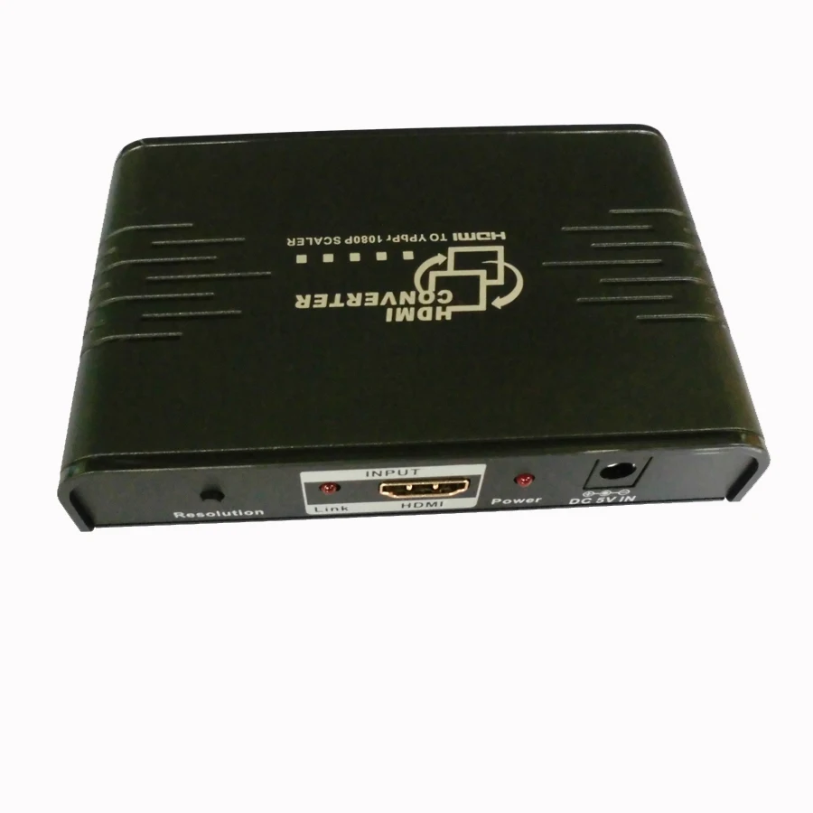 HDMI to 1080P Component Video YPbPr Scaler Converter Supporting Coaxial Audio Output Convert HDMI Input into Analog YPbPr Video