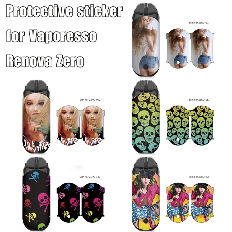

Vapesoon Stickers skin wrap Protector Skin for Vaporesso Renova Zero Kit Vape Pod