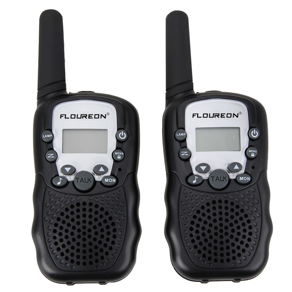 

FLOUREON 1 pair 8 Channel Walkie Talkie UHF400-470MHz LCD Amateur two-Way Radio Mini Kids Radio Retevis walkie talkies set