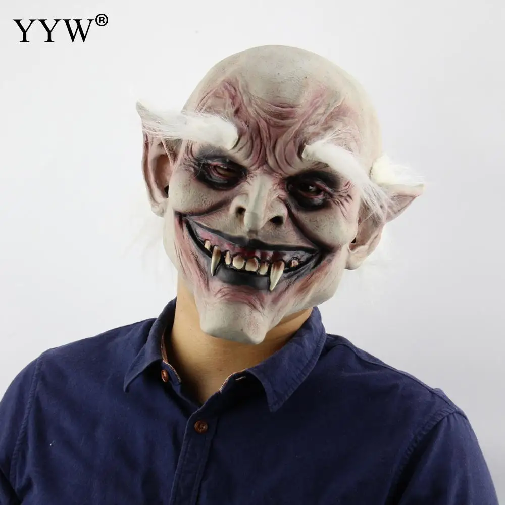 

Scary Halloween Masks Man Realistic Latex Maske Vampire Horror Mask Mascara Cosplay Terror Halloween Props Party Masque Decor