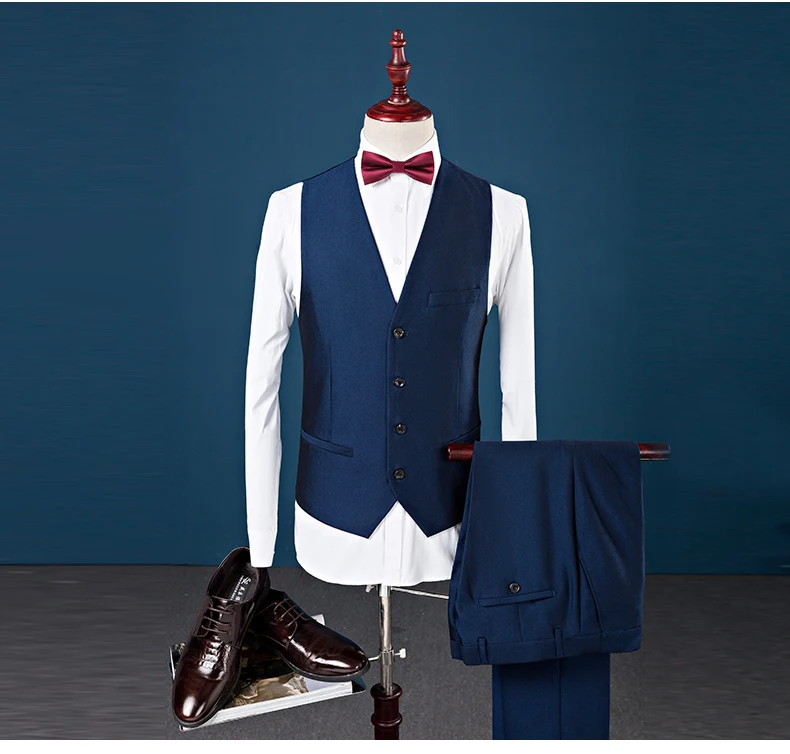 PEORCHID Black Burgundy Suit Men Wedding Fashion 2019 New Ternos Slim Fit Masculino Casual Man Suits Formal Party 3 Pieces Set