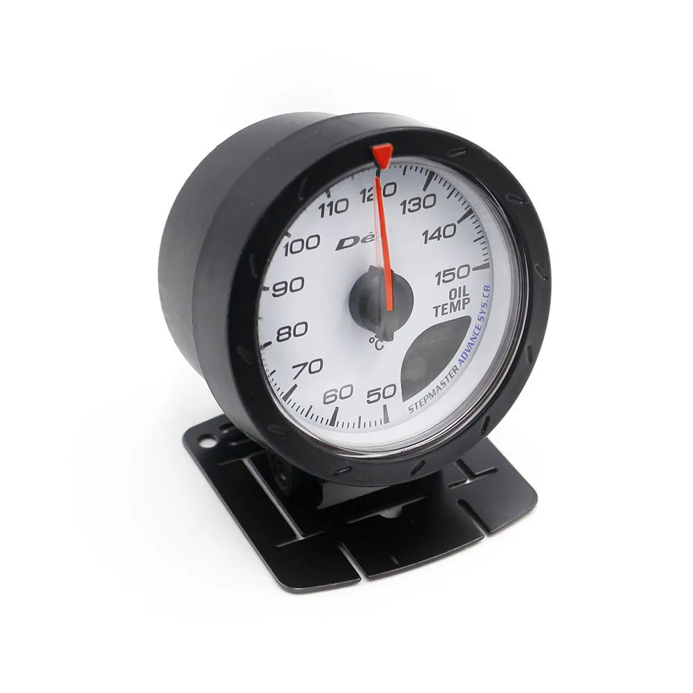 New Universal Black Shell 60mm Oil Temperature Gauge 50150 Celsius Oil Temp Meter Car Clock Car