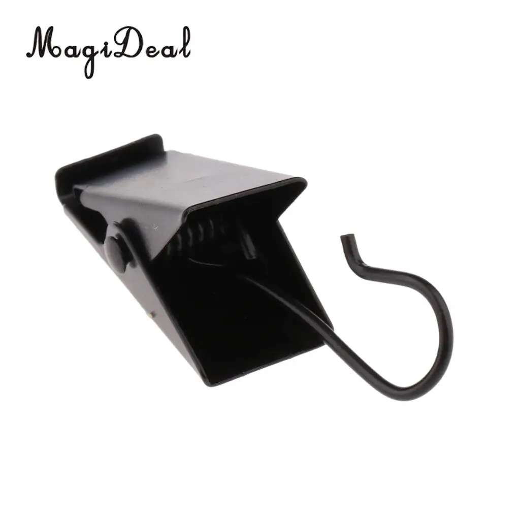 60Pcs Heavy Duty Window Curtain Clips with Hook Clamps Hanger Hanging Clips Gold+Black