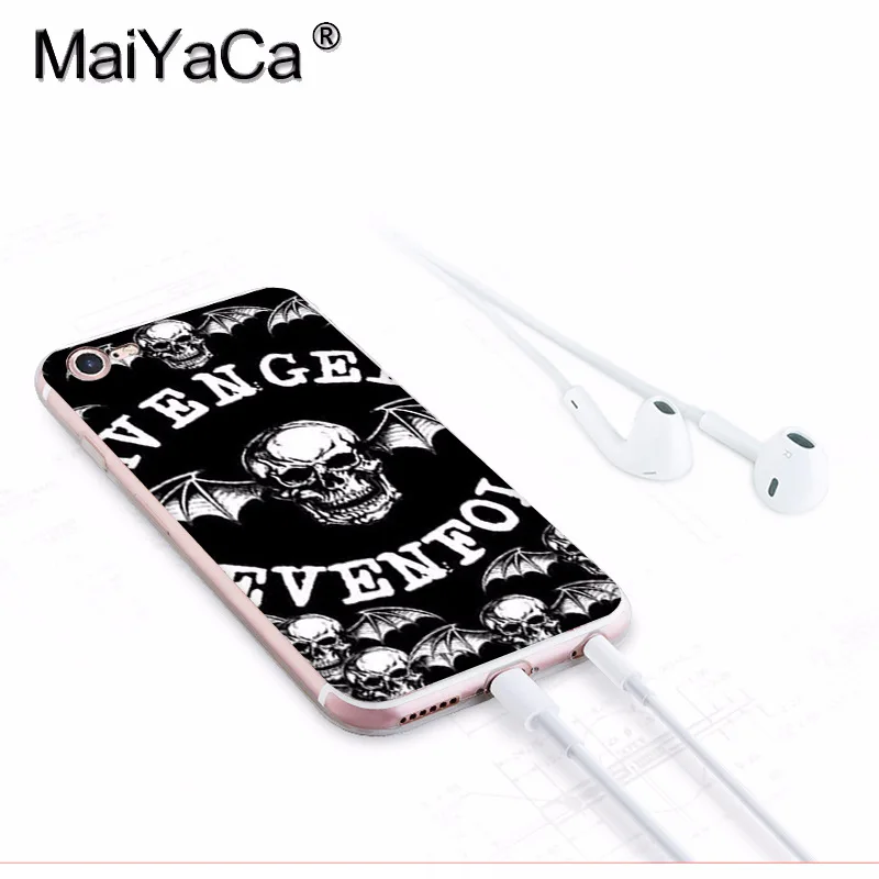 MaiYaCa Avenged Sevenfold роскошный резиновый чехол для телефона iphone 11 pro 8 7 66S Plus X 10 5s SE XS XR XS MAX Coque Shell - Цвет: 1