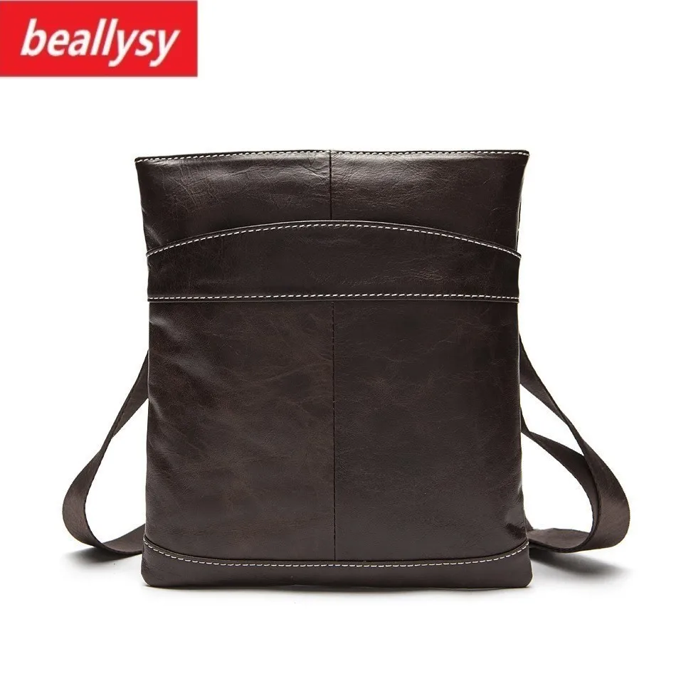 

Famous Brand Small Genuine Cowhide Leather Bag Men Bag Male Crossbody Messenger Shoulder Bag Travel Handbags Men's Briefase