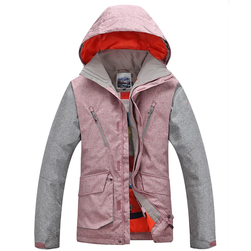 Free Shipping Gsou Snow Winter Men Snowboarding Jacket Men's Skiing Jacket  Warmth Waterproof Windproof Skiing Jackets