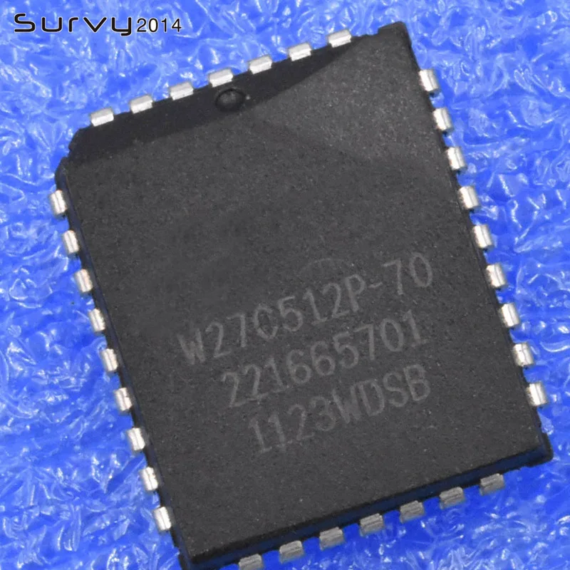 1/5/10 шт W27C512P 70 PLCC 64K X 8 электрические стираемые EPROM 32 булавки|Интегральные схемы| |