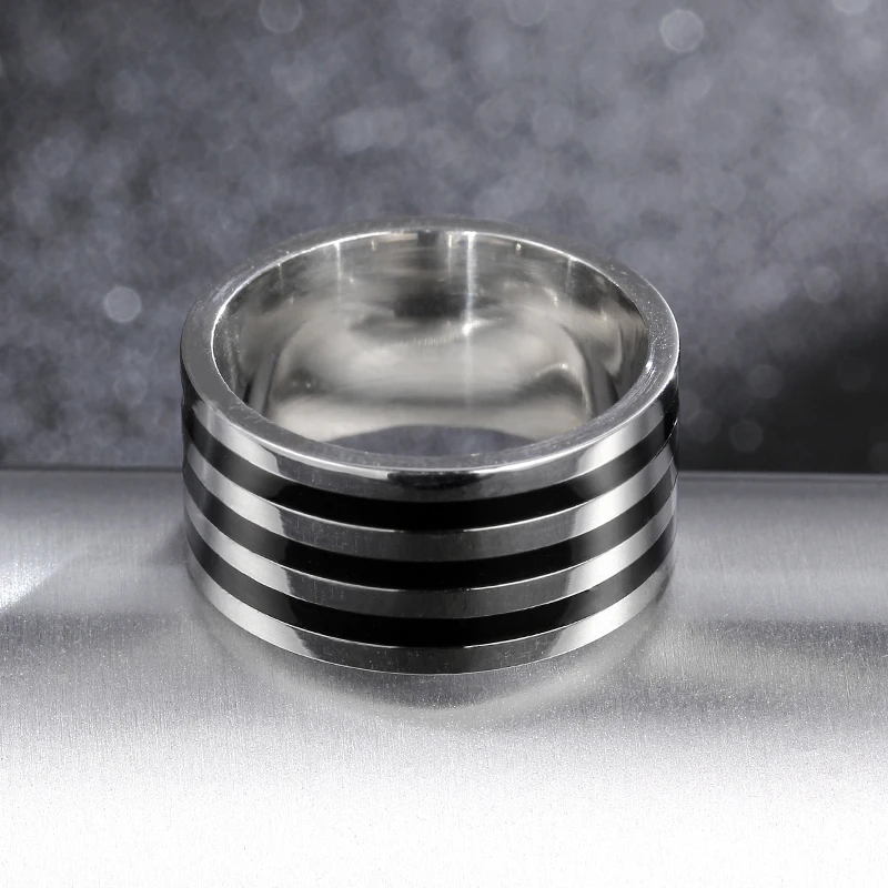 Stainless Steel Ring 10MM Wide for Woman And Man Valentine's Day gift