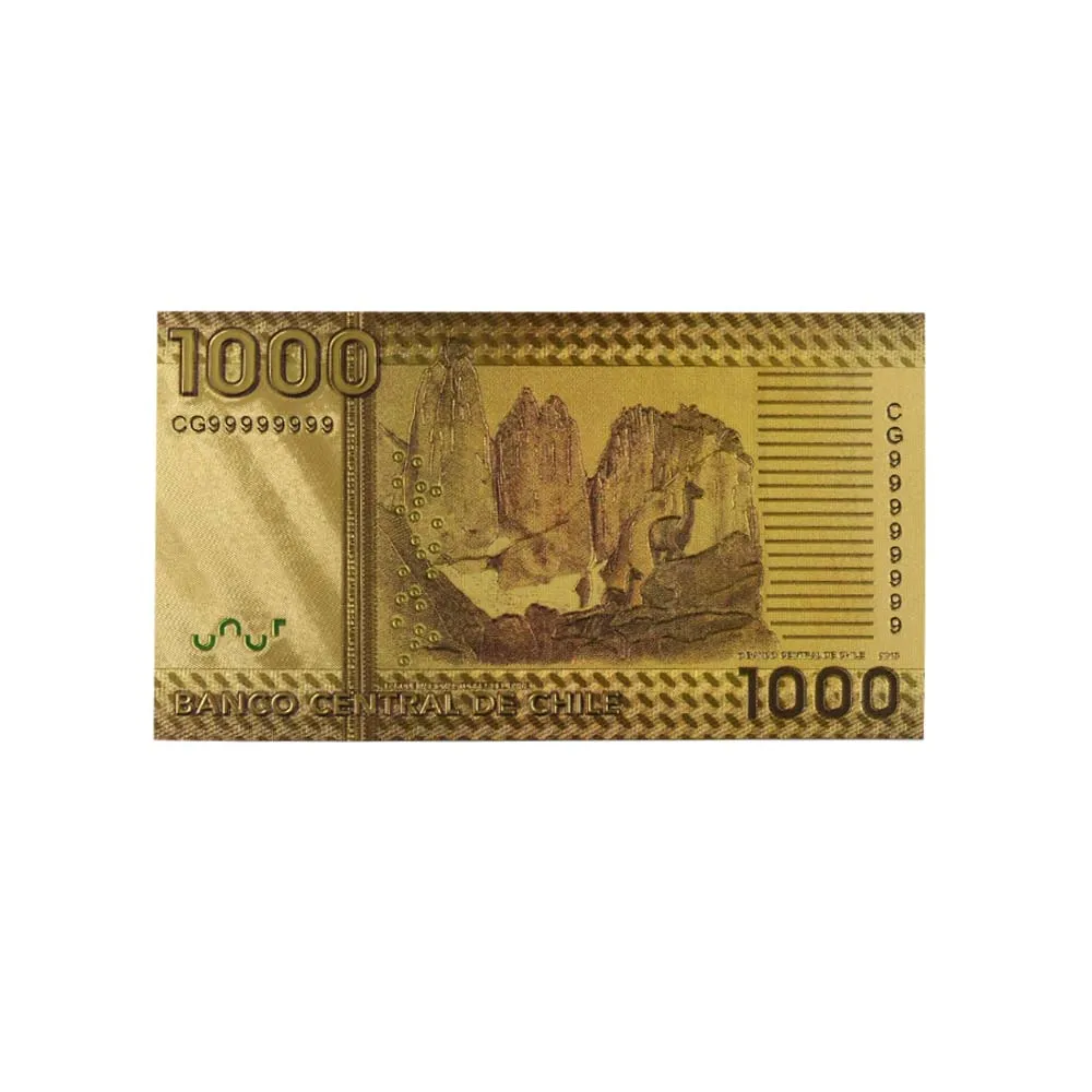 Новый продукт золотые банкноты 24k позолоченные бумажные деньги горячая