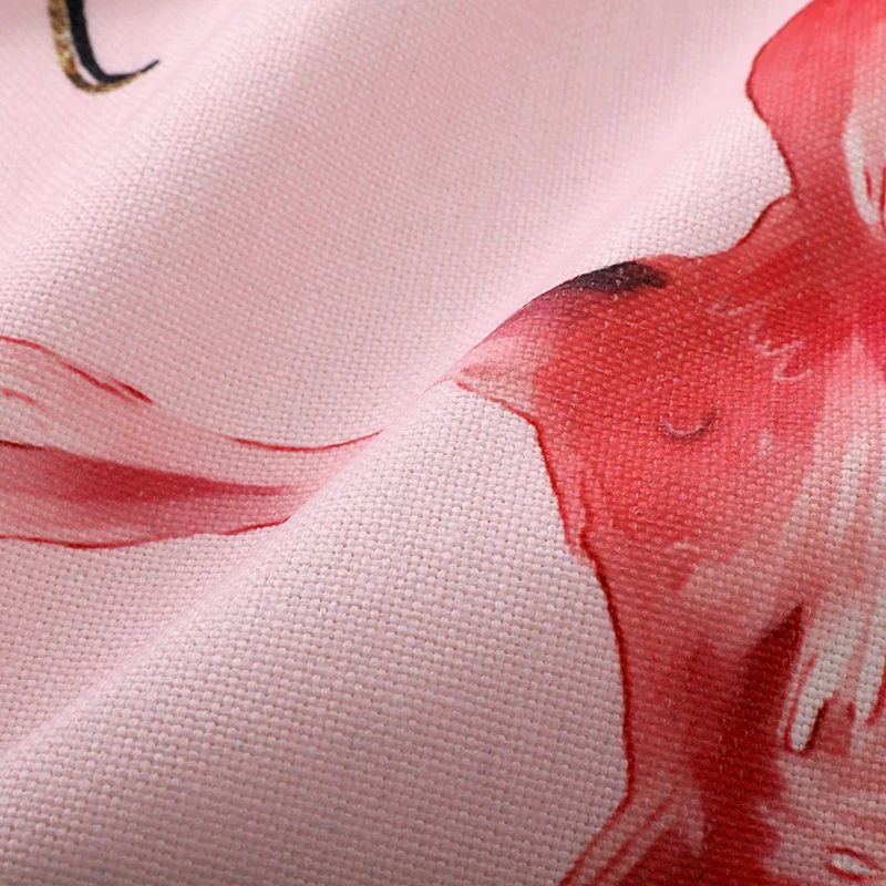 Подгонянная 3D скатерть с изображением розового Фламинго Пылезащитная Скатерть прямоугольная круглая плотная скатерть из полиэстера и хлопка