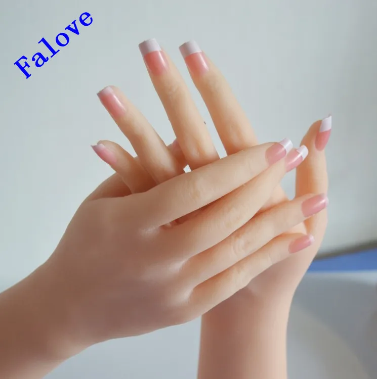 Livraison Gratuite!! Silicone de Mannequin de main de modèle de main de