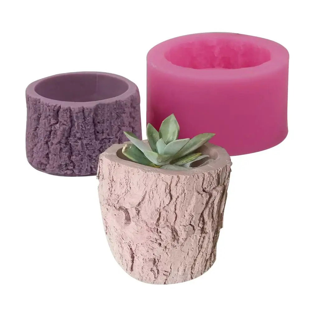 Silicone Mold Concrete Succulent Plant Flower Pot Silicone Mold Gypsum