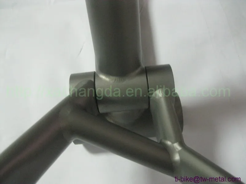 Sale Titanium Sand Blasting Full Suspension Bike Frame Custom Titanium Suspension Bicycle Frames XACD Titanium Bike Frame Suspension 14