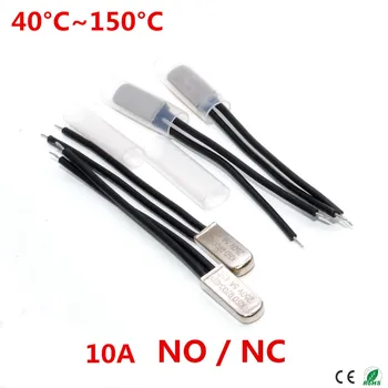 

40~150 degree centigradeThermal Switch Temperature Sensor Thermostat Temp Controller NC Normally Closed NO Normally Open 10A
