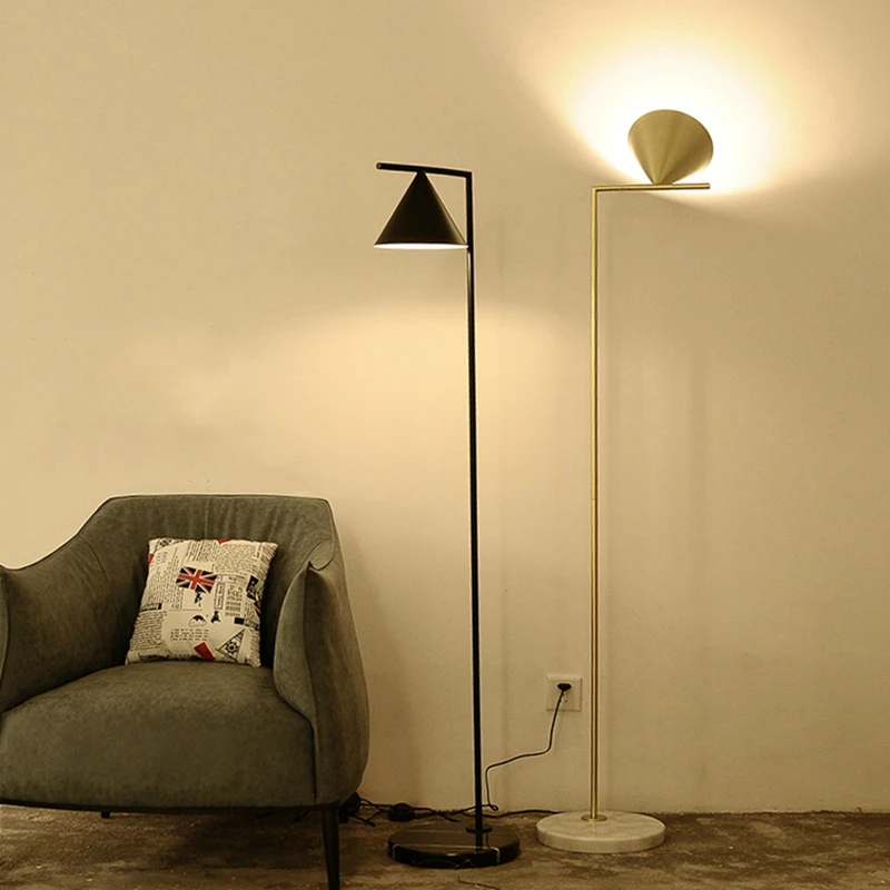 Modern nordic Iron floor lamp standing lamp living room bedroom floor light stand lamp LED decor Indoor home study floor lamps