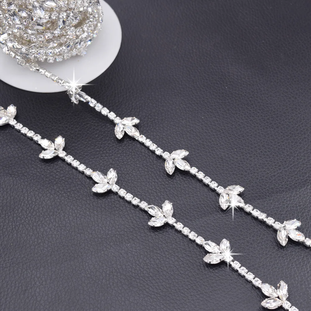 Rhinestone belt trim HF-3225 (4)