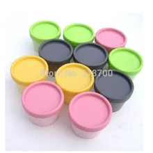 50x100 г многоразового использования, пустые цилиндрические Маски PP бутылка маска для лица Контейнеры для крема пышные раздельные баночки для крема