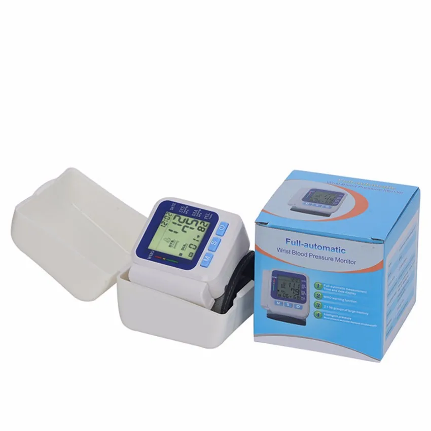 Healthsweet Здравоохранение германия чип Автоматическая наручные цифровой крови Давление монитор тонометр счетчик для измерения и скорости