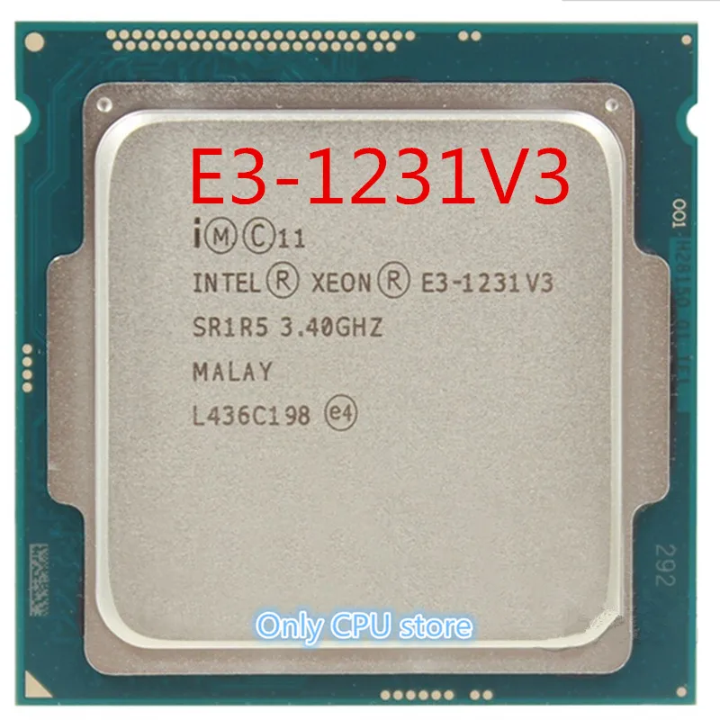 Original Intel Xeon E3 1231V3 CPU 3.40GHz 8M LGA1150 Quad core Desktop ...