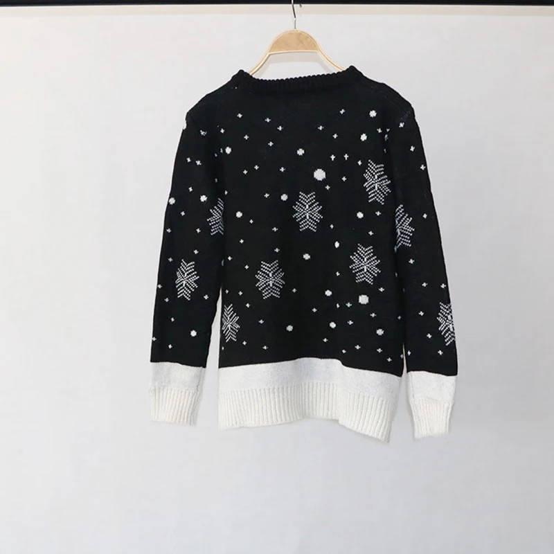 Cute Christmas Sweater Women Winter Pullover Long Sleeve Jumper Loose Knitting Clothes For Girls Causal Winter Sweater Female