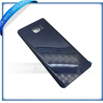 

Ekvinor 2pcs Original New For Samsung GALAXY Note 5 N920 Battery Cover Back Glass Cover Rear Door Housing With LOGO Replacement