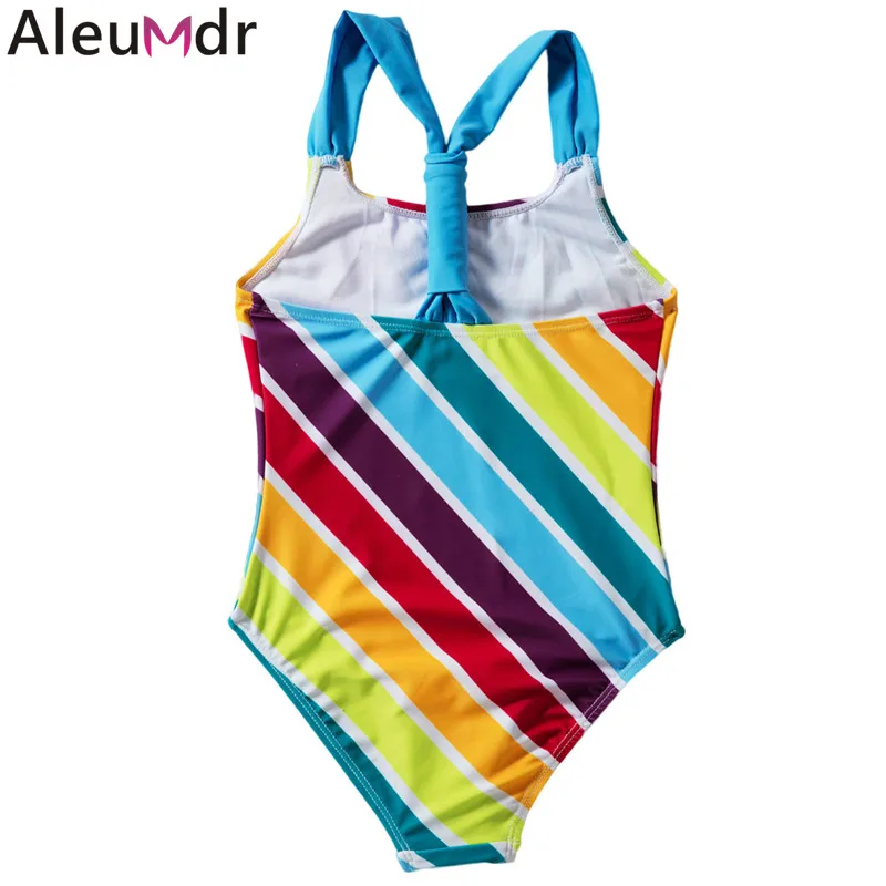 Aleumdr купальный костюм для маленьких девочек цельный купальник без рукавов в