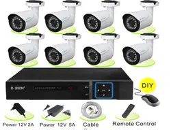 8ch Наружная цилиндрическая Камера 8ch DVR Kit 1/1. 3/2/3/4/5mp дополнительно