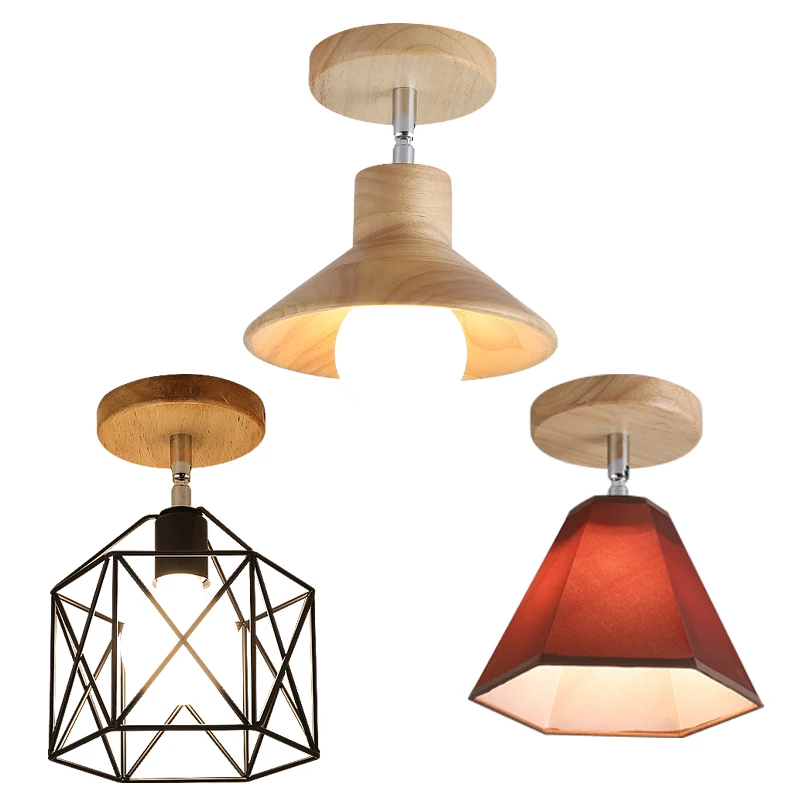 E27 Iron 5W Iron Ceiling Lamp Shade Pendant Light Covers ...