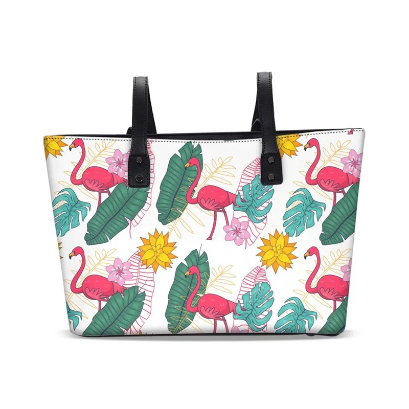 

2019 Designer Women Handbag Flower Female Shoulder Bags Ladies Soft Pu Leather Tote Bag Luxury Brands Tote Handbags Custom Print