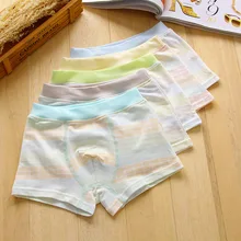 Горячая Новые Детские Нижнее белье 5 шт./лот для мальчиков, бельё из хлопка с мультяшным мишкой Нижнее белье для мальчиков От 2 до 7 лет Одежда для мальчиков